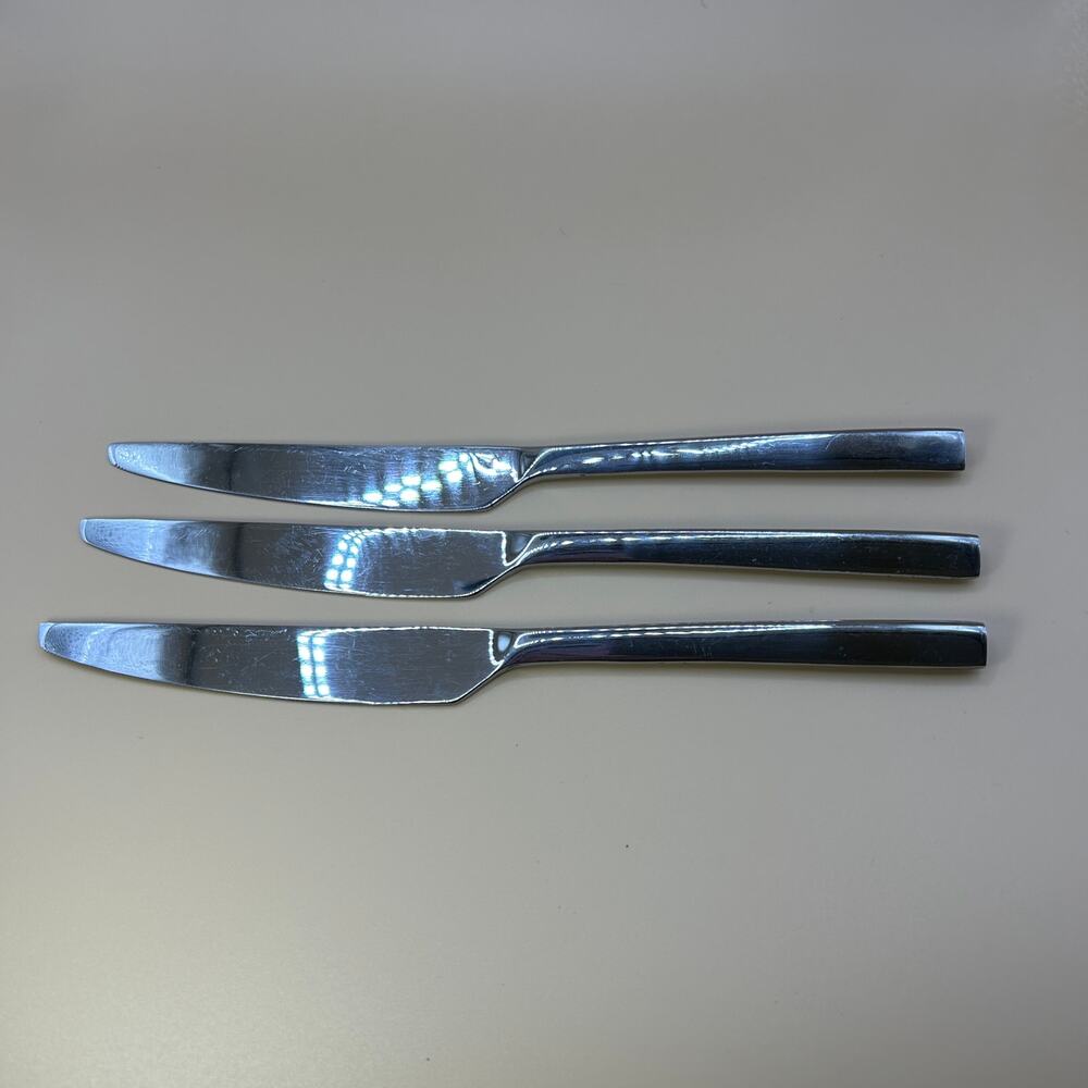 3 New French Solid Knife Luxor (Stainless) by Towle Silver 9 1/8 in
